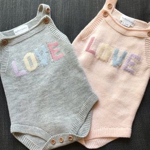 Tutu&lulu knit onesies